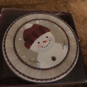🎄 Christmas Snowmen ceramic coasters